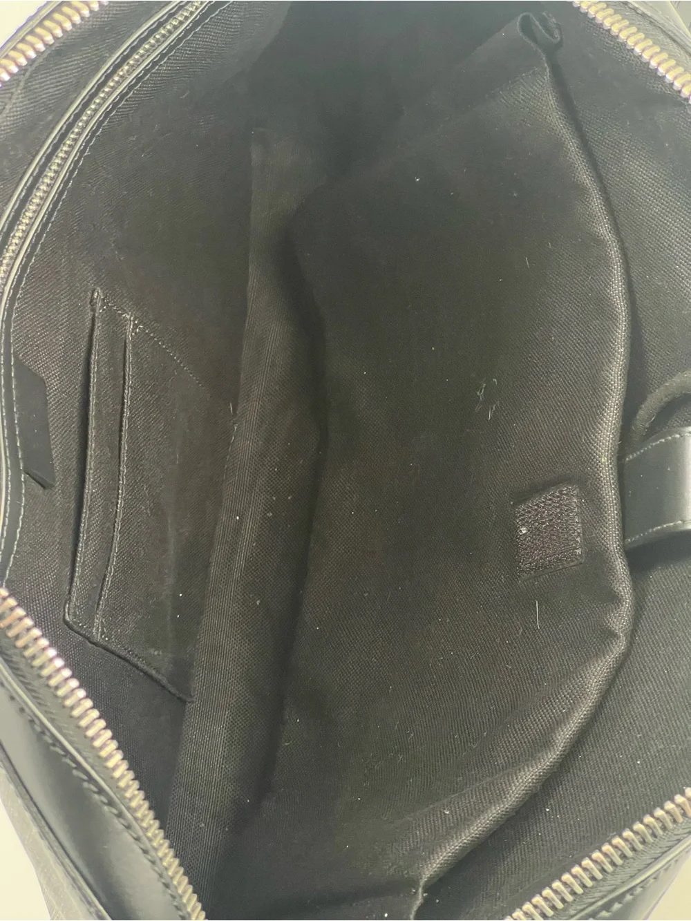 Gucci GG Supreme Black Briefcase with Crossbody Shoulder Strap